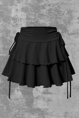 2025 New Solid Color Skirt Women Summer Fashion Outdoor Versatile High Waist Slim Fit Elastic Waist Short Skirt Goods In Stock